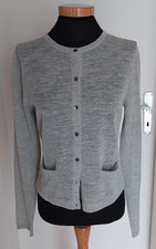 st.emilie strickjacke silber gr S brustbr 45 länge 51 arml.62cm