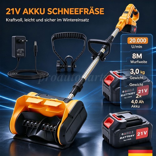 Akku schneefräse 3500w - akku,