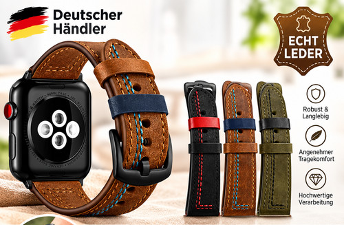 Leder armband apple watch uhr - leder,