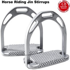 Safety Jin Steigbügel Aluminium leichte Western Reitsteigbügel 4,75 Zoll