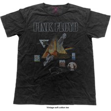 Pink Floyd - Montage Vintage T-Shirt - Official Merchandise