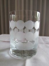 Ingrid Glas Whisky/Wasserglas 70er Jahre Serie Polka Dots, gebr., guter Zust.