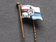 Original alte Anstecknadel unbekannter Ruderverein R. V. T. in Pommern vor 1945