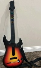 Guitar Hero Wireless Controller Gitarre Xbox 360 – Sunburst – mit Gurt