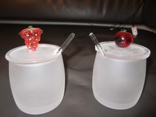 2 sehr feine Marmeladentopf