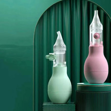 Baby Kinder Silikon Nasenreiniger Vakuum Sauger  Nasenschleim sanft reinigen