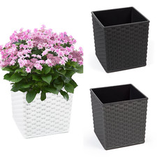 Quadratischer Blumentopf