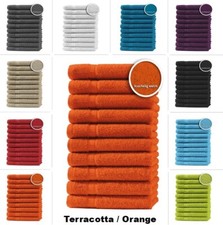 10er Set Gästetücher Handtücher Duschtücher Badetücher Frottee 100% Baumwolle