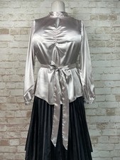 Slippery Shiny Satin Secretary