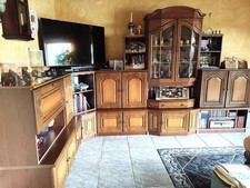 Schrankwand Eiche rustikal