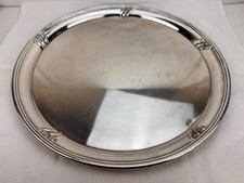 großes Rundes Tablett Vintage