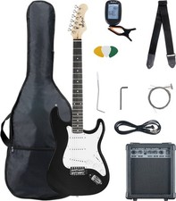 E-Gitarre Komplett Set Verstärker Amplifier Stimmgerät Tuner Gigbag Tasche Band