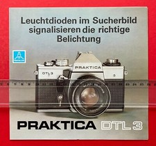 DDR Reklame Falt Prospekt VEB PENATCON DRESDEN 1978 PRAKTICA DTL 3 ( F22256