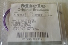 Miele Glimmlampe Anzeigeleuchte Kontrollleuchte gelb Mnr. 3182230  1113.111. 706