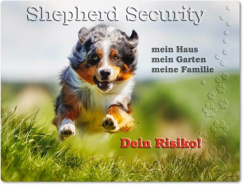 Warnschild schild aus - -,