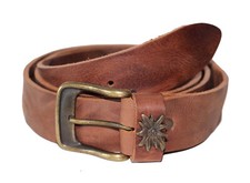 Werner Trachten Unisex Gürtel Ledergürtel Gr. 80