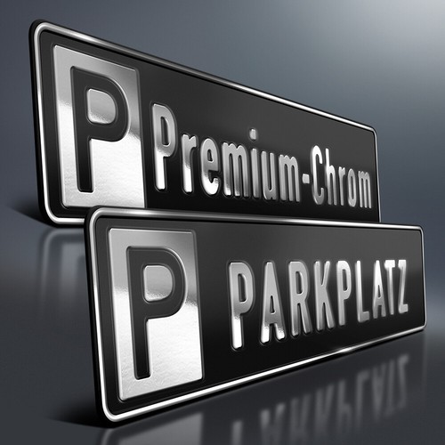 Parkplatzschild premium - parkplatzschild, |