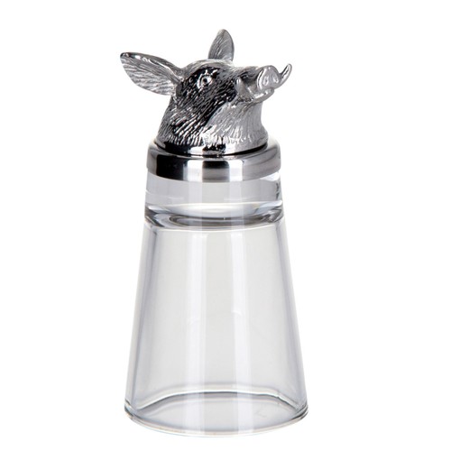 Schnapsglas wildschwein - schnapsglas,
