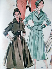 altes Modeheft von 1952 mit