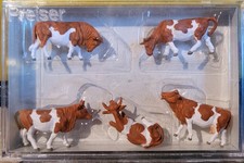 Preiser 14155 HO 5 Kühe