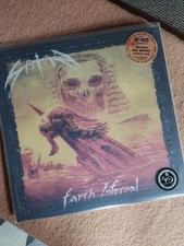 Satan - Earth Infernal orange red brown farbiges Vinyl