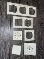 Gira Schalter und Steckdosen Set Abdeckungen Creme