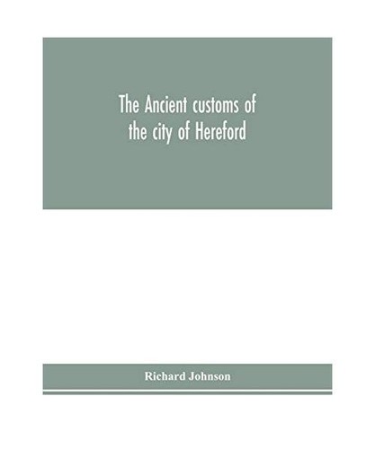The ancient customs - the,
