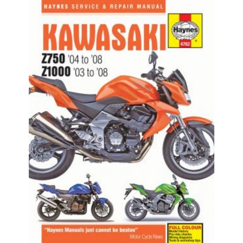 Kawasaki motorrad z750 und - z750,