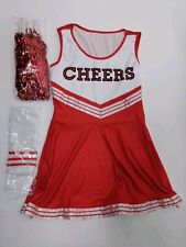 DAZZTIME Cheerleader Kostüm Damen Mädchen Fasching Party Halloween Gr M