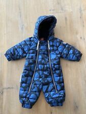 Baby TICKET TO HEAVEN Schneeoverall Winteranzug Gr. 62 Blau WIE NEU