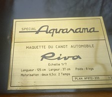 Modellboot Aquarama Riva