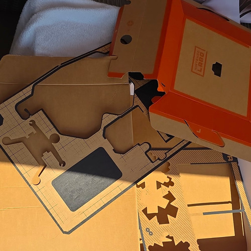 Nintendo labo karton - nintendo, karton-bauteile