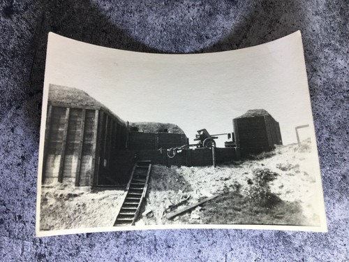 Orig foto getarnter bunker - orig.,