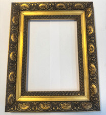 Holzrahmen Bilder Barock Antik gold 20x25cm ( 13,5x18,5 cm)