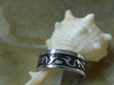 Schwarz/Silber Edelstahl