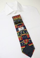 Daniels & Korff Krawatte Herren Einheitsgröße Mehrfarbig Muster Spitz Reine