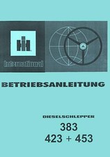 Betriebsanleitung IHC 383 423 453 Betriebsanweisung