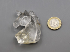 BERGKRISTALL Einhorn ca. 56,5