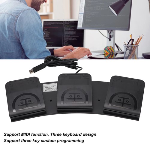 Usb foot pedal triple keys - usb,