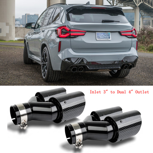Carbon doppelrohr - 2x,