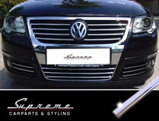 für VW Passat B6 3C & Variant - 3M Chrom-Zierleisten für Kühlergrill - alle mNS