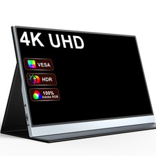  EVICIV 4K Portable Monitor, 15,6 Zoll HDR IPS LCE UHD screen for PC Phone PS5 4