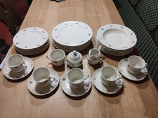 Porzellan Service Seltmann Weiden Blütenmeer Elfenbein Marie-Louise 25 Teile