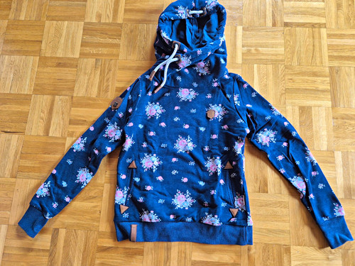 Naketano damen hoodie blau - hoodie, l