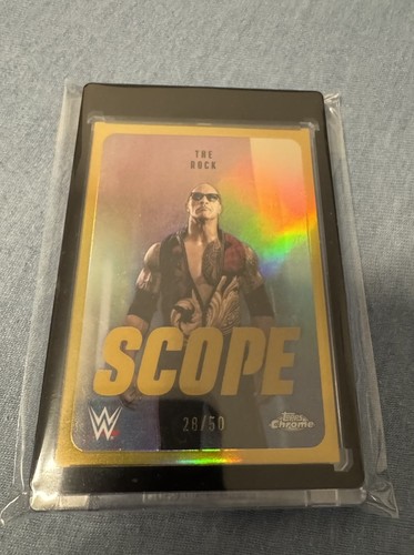 Topps chrome wwe 2026 the - wwe, rock