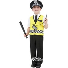 Jungen polizeikostüm gelb - jungen,