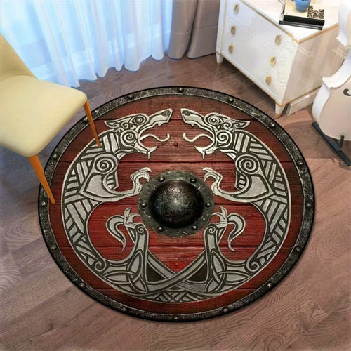 Fußmatte wikinger schild - wikinger, 60cm