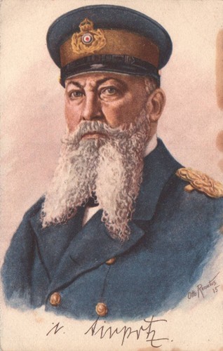 Von tirpitz ungelaufen - ak,