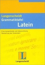 Langenscheidts Grammatiktafel Latein. Eine konzentrierte... | Buch | Zustand gut