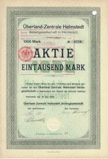 Überland-Zentrale Helmstedt Aktiengesellschaft in Helmstedt, 1909